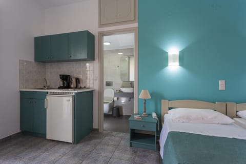 Bed, Kitchen or kitchenette, Photo of the whole room, Bedroom