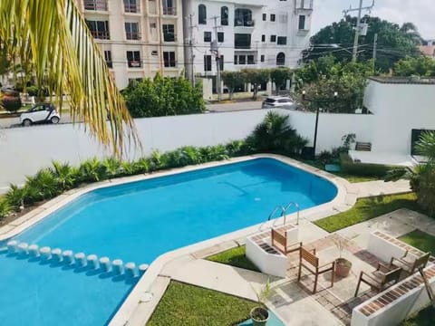 Patio, Pool view, Swimming pool