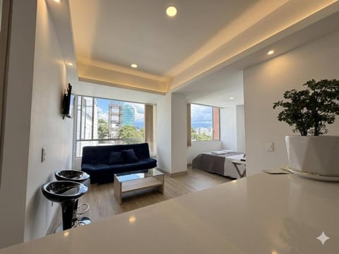 Photo of the whole room, Dining area