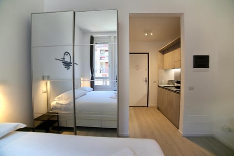 Bed, Photo of the whole room, Bedroom, wardrobe