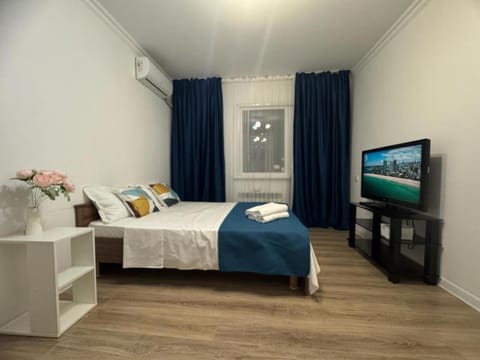 Bed, TV and multimedia, Photo of the whole room, Bedroom