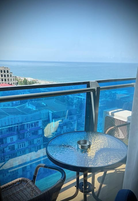 Patio, Day, View (from property/room), Living room, Seating area, Sea view