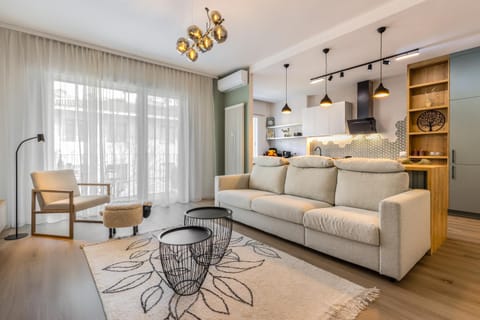 Kitchen or kitchenette, Living room, Dining area