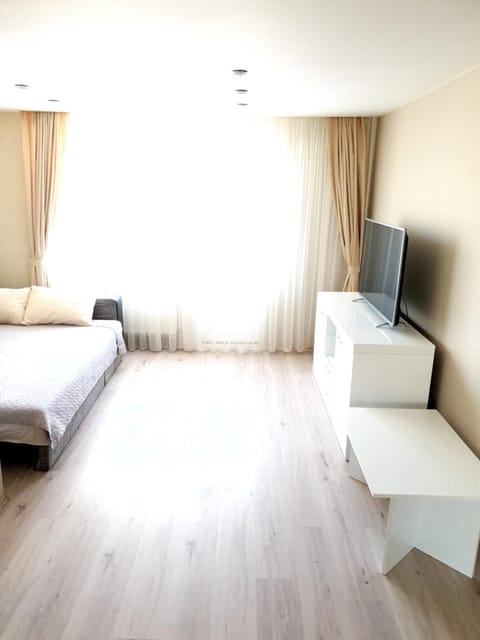 Bed, Living room, Bedroom