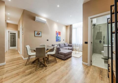Shower, Bathroom, Living room, Seating area