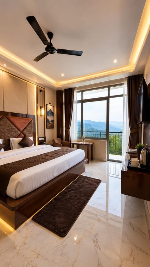 Natural landscape, Photo of the whole room, Bedroom