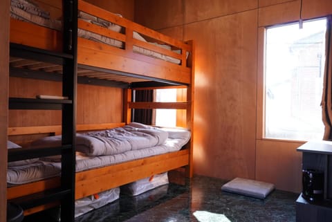 Photo of the whole room, bunk bed