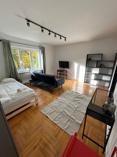 Bed, TV and multimedia, Living room, Photo of the whole room, Bedroom