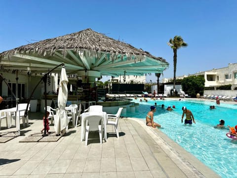 Pool view, sunbed
