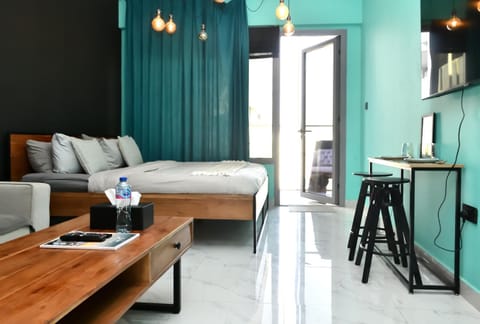 Living room, Bedroom