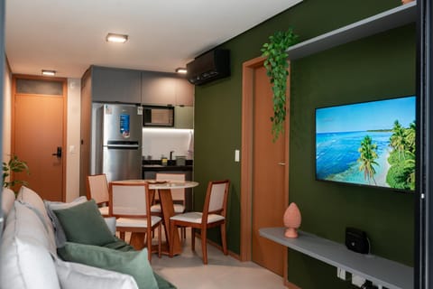 Kitchen or kitchenette, Living room, Dining area