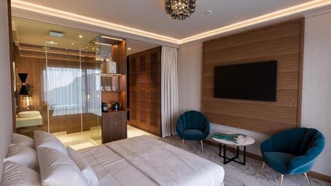 Communal lounge/ TV room, Bed, Photo of the whole room, Seating area, Bedroom