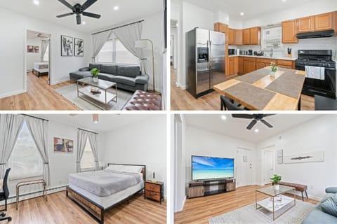TV and multimedia, Kitchen or kitchenette, Living room, Photo of the whole room, Seating area, Dining area, Bedroom