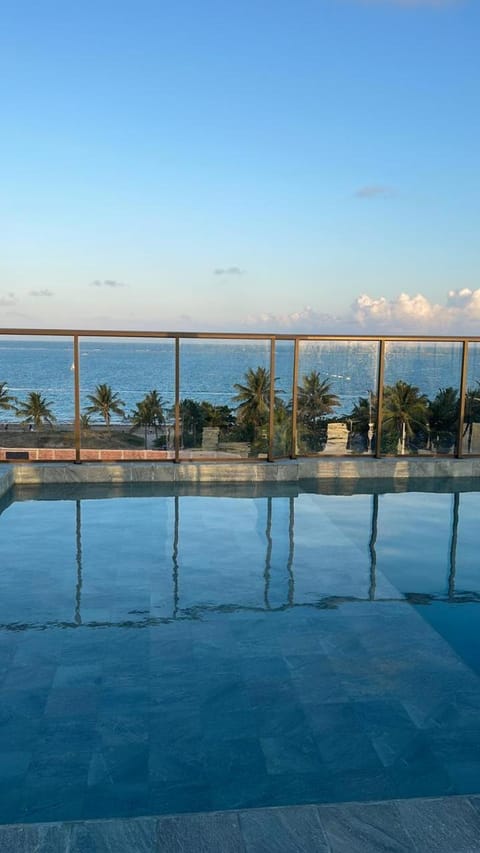 Bird's eye view, Pool view, Sea view, Swimming pool, sunbed