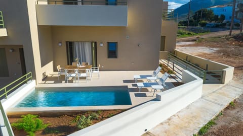 Property building, Patio, Day, Natural landscape, View (from property/room), Balcony/Terrace, Pool view, Swimming pool, sunbed