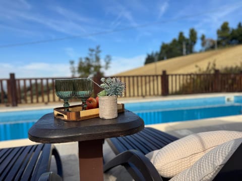 Natural landscape, Pool view, Swimming pool, sunbed