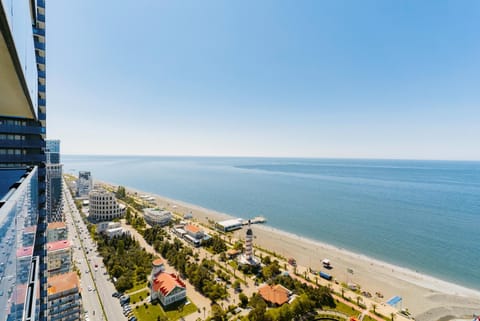 Day, Natural landscape, Bird's eye view, Beach, City view