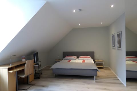 Property building, Living room, Bedroom