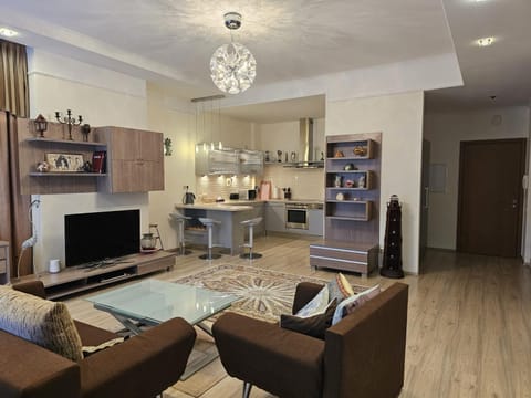 TV and multimedia, Kitchen or kitchenette, Living room, Seating area, Dining area