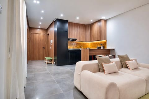 Kitchen or kitchenette, Living room