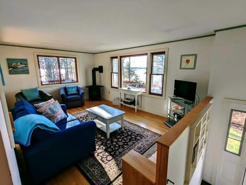 Serene Waterfront Beach House with Private Shoreline & Fire Pit Near Acadia National Park | Trenton, Maine House in Trenton