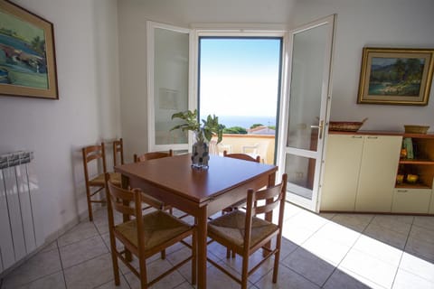 View (from property/room), Living room, Dining area, Sea view