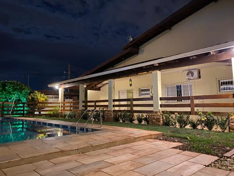 Property building, Patio, Night