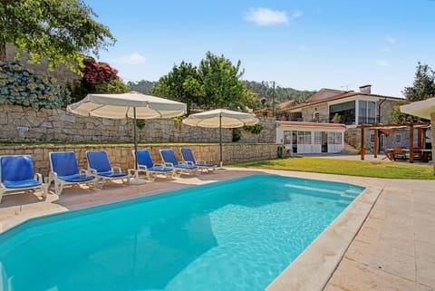 Property building, Living room, Swimming pool