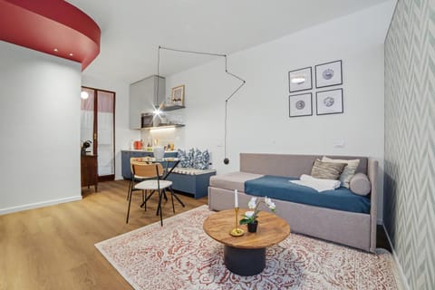 Kitchen or kitchenette, Living room, Dining area