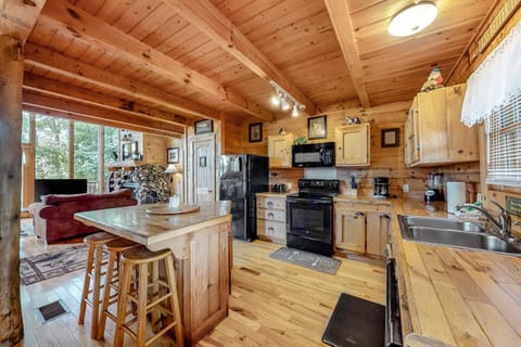 Cabin W Private Hot Tub Sleeps 14 Mountain Views Cabin in Sevier County