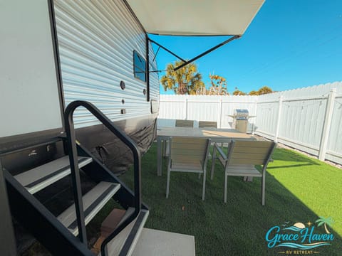 Grace Haven RV Retreat Near Beach with Private Patio Campground/ 
RV Resort in Tarpon Springs