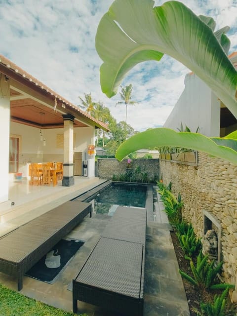 Property building, Swimming pool, sunbed, kitchen