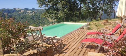 Property building, Living room, Swimming pool