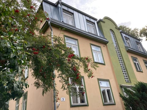 Property building, Summer, Street view
