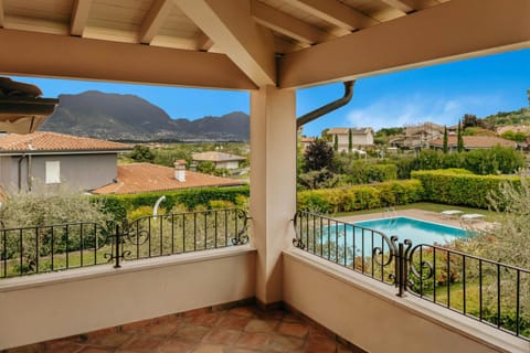 Property building, Patio, Natural landscape, Garden view, Mountain view, Pool view