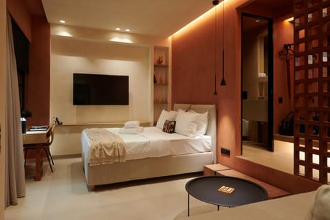 TV and multimedia, Photo of the whole room, Seating area, Bedroom