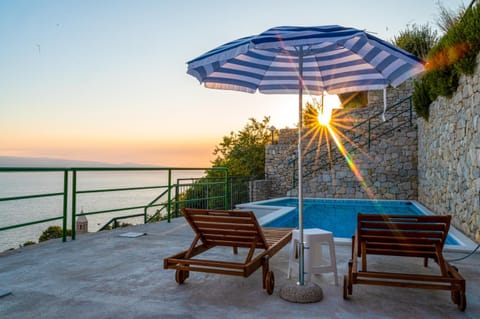 Swimming pool, Sunset