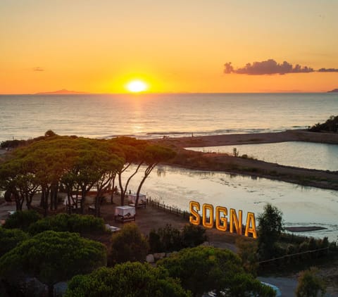 Natural landscape, Beach, Sea view, Sunset