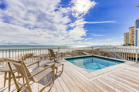 Elegant beachfront home w private plunge pool - steps from the sand House in Orange Beach