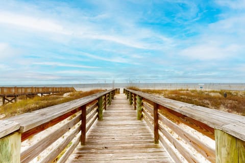 Three story beachfront home with private pool porch and boardwalk to gulf coast House in West Beach