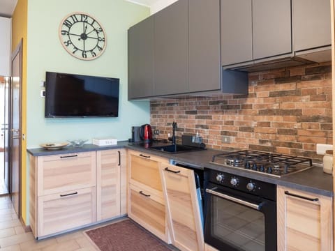TV and multimedia, Kitchen or kitchenette, dishwasher, oven, stove