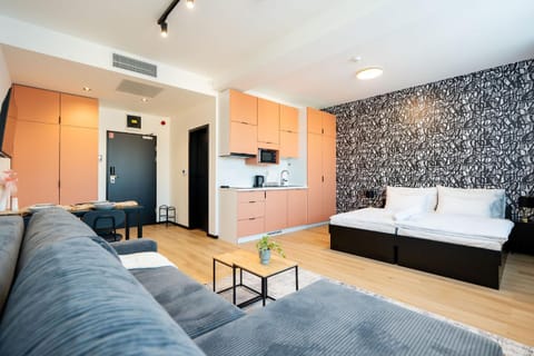 Kitchen or kitchenette, Living room, Photo of the whole room, Bedroom, air conditioner