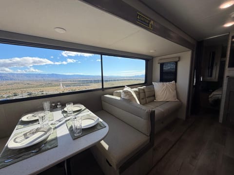 Charming-Cozy trailer Under the Turbines Campground/ 
RV Resort in Desert Hot Springs