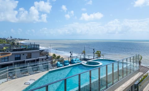 Natural landscape, Beach, Pool view, Sea view, Swimming pool, Swimming pool, sunbed