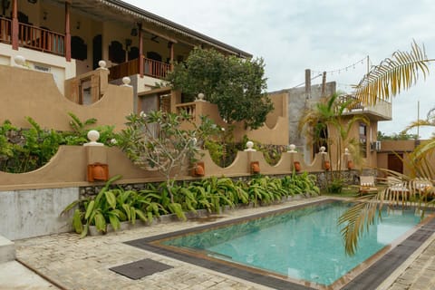 Property building, Pool view, Swimming pool