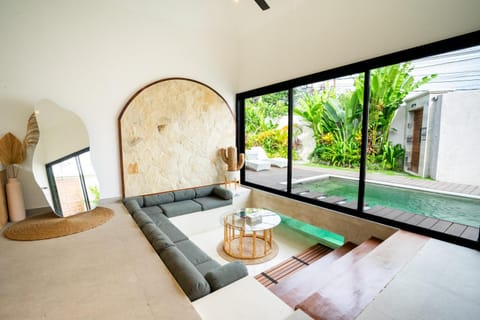 Patio, View (from property/room), Seating area, Pool view, Swimming pool