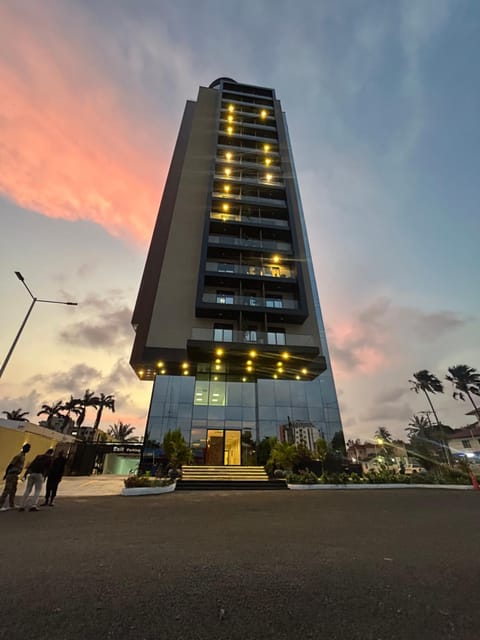 Property building, Sunset