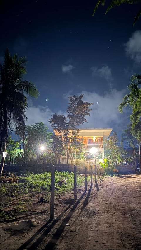 Property building, Night, Natural landscape, Garden, Garden view