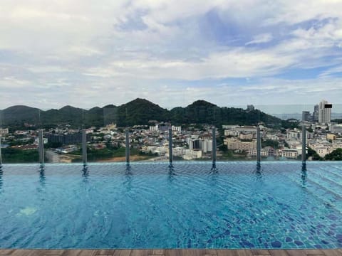 Nearby landmark, Day, Natural landscape, Bird's eye view, City view, Mountain view, Pool view, Swimming pool