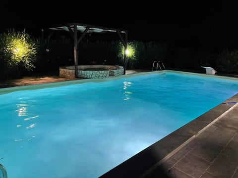 Night, Swimming pool